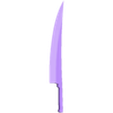 Schwert Full mit Verbindungslocher.stl Ichigo Zangetsu 1 180cm