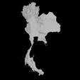 1.png Topographic Map of Thailand – 3D Terrain