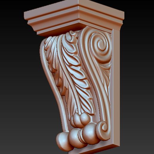 Kit-Architectural_08.jpg Pack Corbeaux décoratifs architecturaux Modèle 3D