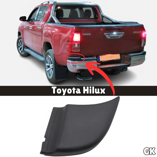 Toyota Hilux Vigo Rear Bumper End Plate Corner Cap Trim
