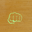 mano-hulk.png Cookie Cutter hulk hand / Cookie Cutter hulk hand