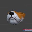 Bulldog_Mask_Face_Cosplay_3dprint_04.jpg Bulldog Face Mask Halloween Cosplay for 3D Print