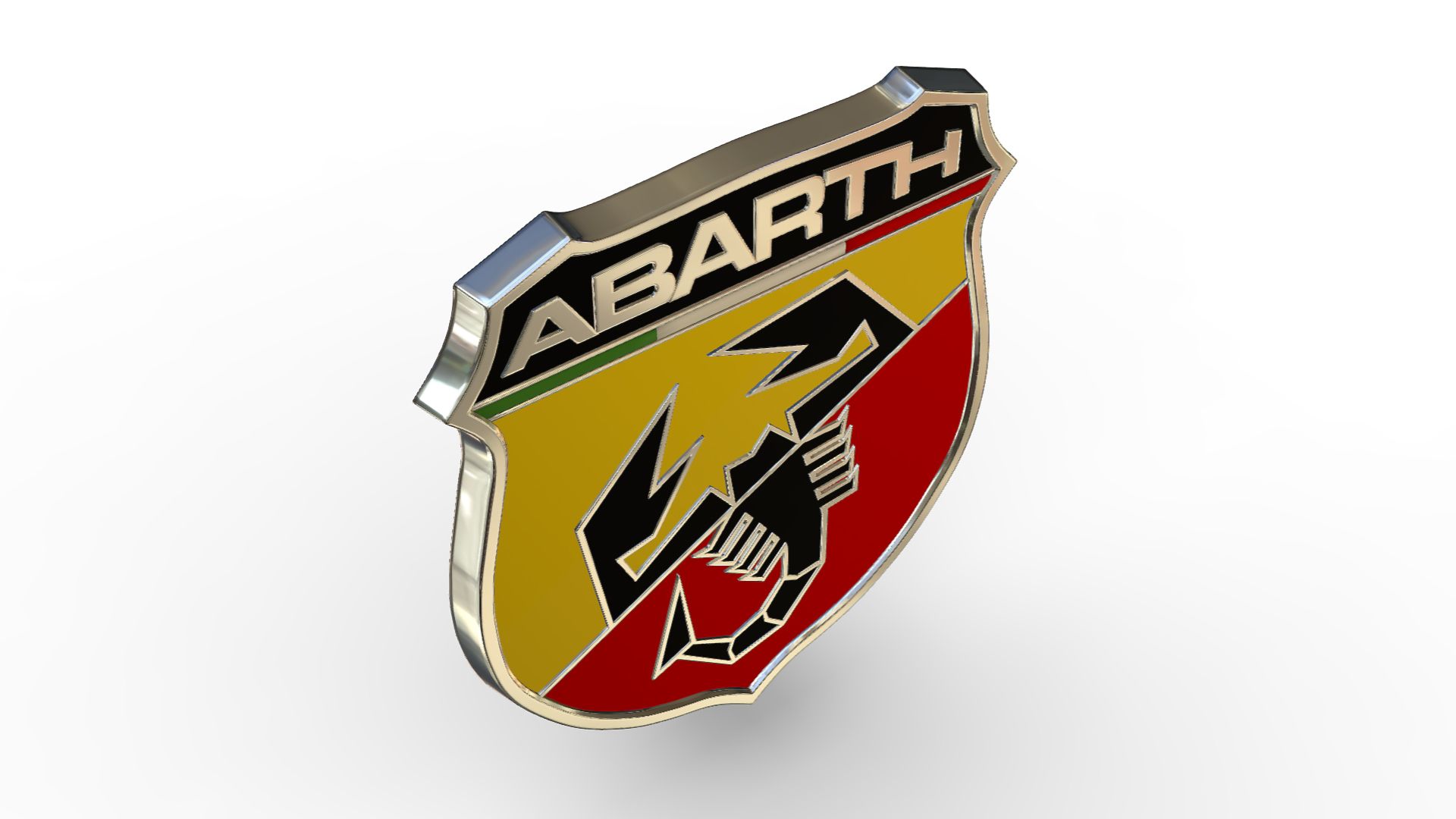 Download Obj File Abarth Logo 3d Printer Model Cults