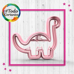 3290-Diplodocus-bebé.130.jpg Archivo STL Cortante dino diplodocus・Modelo de impresión 3D para descargar