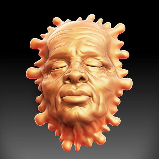 Melt-face.jpg Бесплатный STL файл Melt Face・Дизайн для загрузки и 3D-печати, Davision3D