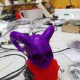 512aa44909e7d705ea72c555a894cce5_display_large.jpg Бесплатный STL файл LOW POLY horned skull・3D-печатный дизайн для скачивания