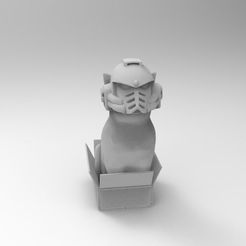 34a7b7475a1ce7789652dd37553b4225_display_large.jpg Free STL file Space Marine Cat・3D print model to download