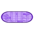70x25mm_biker_base_hollow_PRINT.stl Набор овальных оснований - плитка с текстурой 135C (60-170 мм) | Идеально подходит для настольных игр и ролевых игр