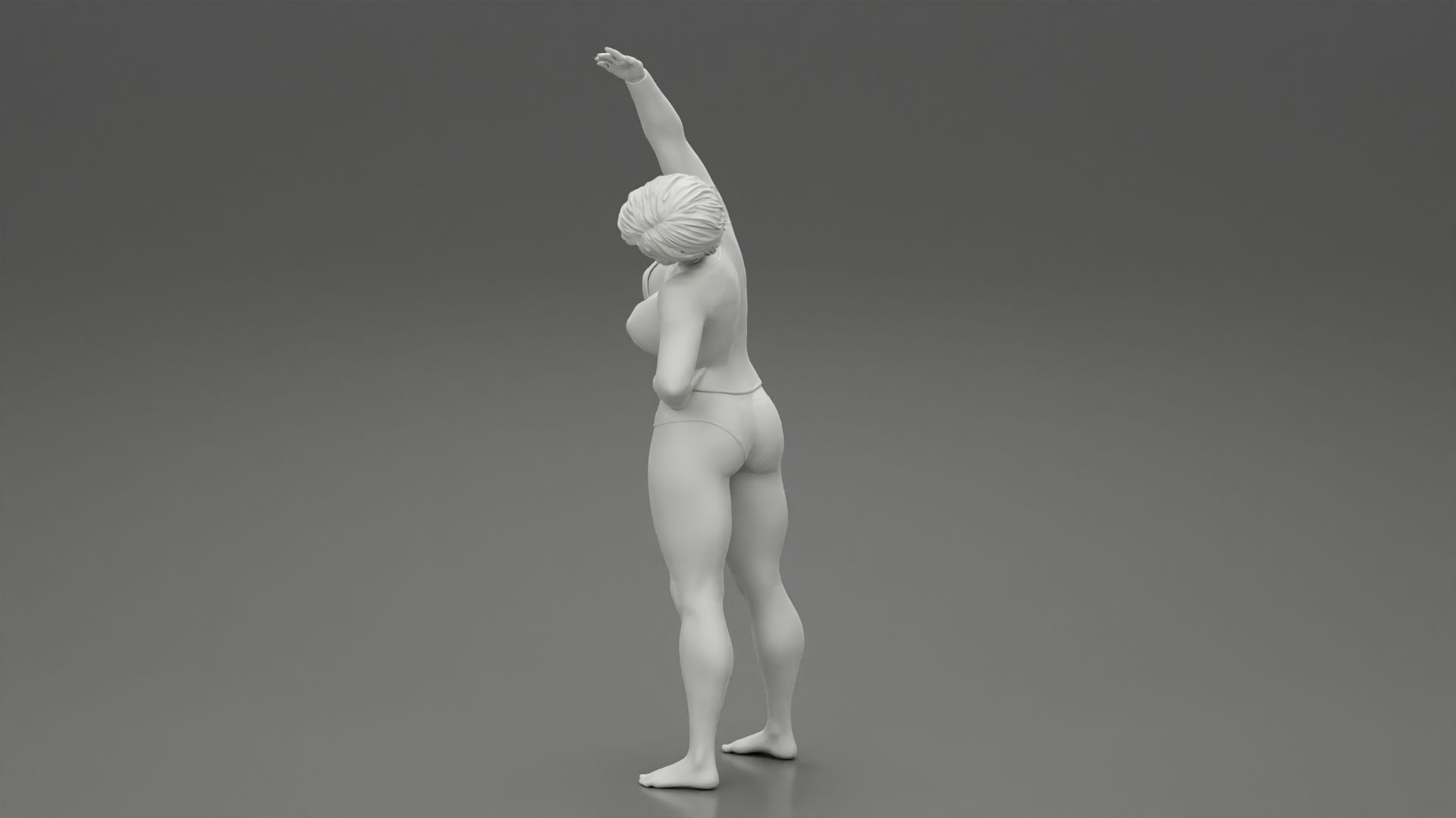 Girl-10.jpg Fichier 3D Fille faisant de la gymnastique le matin Modèle d'impression 3D・Design pour imprimante 3D à télécharger, 3DGeshaft