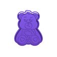 333024767_1243428053236275_2814619440019379837_n.jpg Bears That Care Cookie Cutter Set Outline cutters and imprint stamp