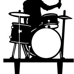 bateria.jpg Archivo STL Cake Topper Adorno Torta - Baterista・Modelo de impresora 3D para descargar