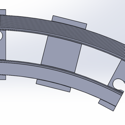 Duplo-Compatible-Curved-Train-Track-Top.png STL file Duplo train track・Model to download and 3D print