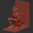 Devil-on-toilet-2.png Devil on toilet , book end and shadow play.