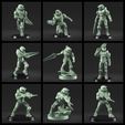 Master-Chief-Poses-1,9-10.jpg 1:48 Scale Halo 3 Master Chief Miniatures - 3D Print Files