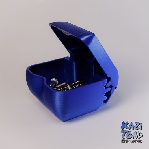 Print-in-Place Geared Hinge Box 3D model