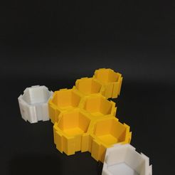 IMG_6346.jpg STL file hexagon shelf・3D printer design to download