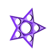 edgy-star-5xhalfball-5b-1.2y.stl Fichier STL gratuit Personnalisé Edgy Fidget Star (pick-a-weight)・Design pour impression 3D à télécharger, Lucina