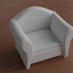 render.jpg 3D file Sofa - Couch 3D print・3D print model to download