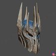 08.jpg Sauron Helmet - Lord Of The Rings 3D print model