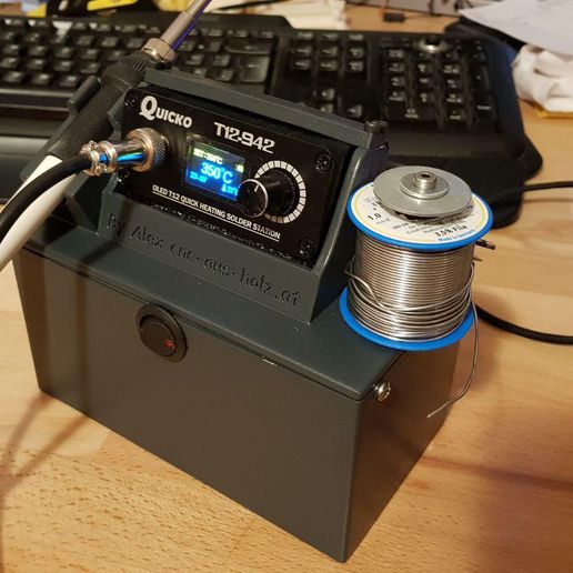 Free STL file Mobile Soldering Station Quicko T12942・3D printable