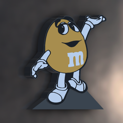 STL file M&M Character Light・3D printing idea to download・Cults