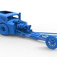 66.jpg Diecast Dragster old school à moteur avant avec coque Version 4 Echelle 1:25
