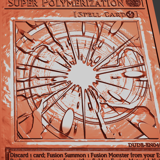 super polymerization - yugioh STL File for Cults