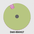 D60-MAX17_top.png Life/Score Counter D60 : Max 17