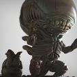 Alien.1282.jpg Alien Chibi version - Chibi monster figurine-Monsterverse