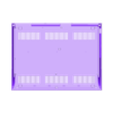 Commodore128Bottom.STL Modèle d'impression 3d du boîtier du Commodore 128