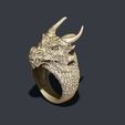 21495465897564.jpg Dragon ring 3D print model