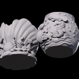 tbrender007.png Ocean Life Succulent Planters Set