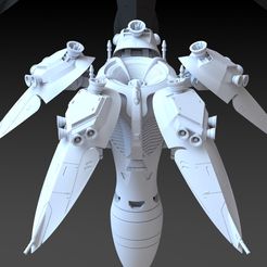 4.jpg Archivo 3D XMA-01 Rafflesia Model kit・Plan imprimible en 3D para descargar, -Vinired-