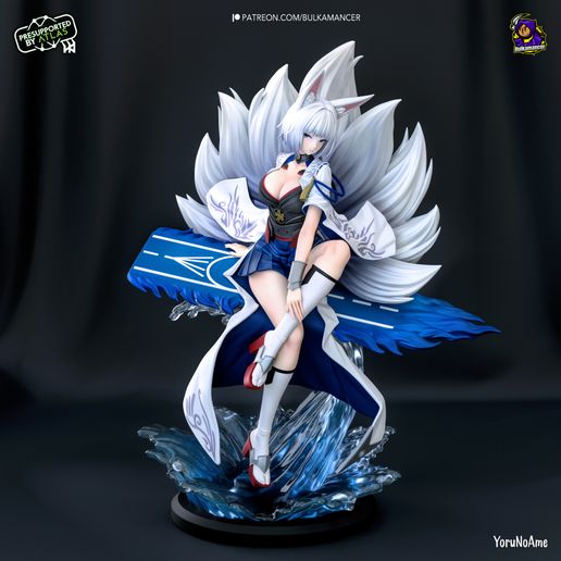 lady.kaga 👧 Kaga | Azur Lane | 248mm・ 3D File for 3D printing・Cults
