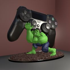 IMG_3491.jpg Joypad Holder In The Shape Of Hulk