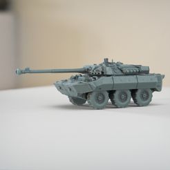 resin Models scene 2.470.jpg 3D file AMX-10RC 6x6 Military Vehicle・Model to download and 3D print