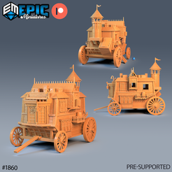 1860-House-on-Wheels.png House on Wheels ‧ DnD Miniature ‧ Tabletop Miniatures ‧ Gaming Monster ‧ 3D Model ‧ RPG ‧ DnDminis ‧ STL FILE
