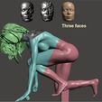 three faces.jpg Fichier STL gratuit Terminator - ARRIVÉE - par SPARX・Plan pour imprimante 3D à télécharger