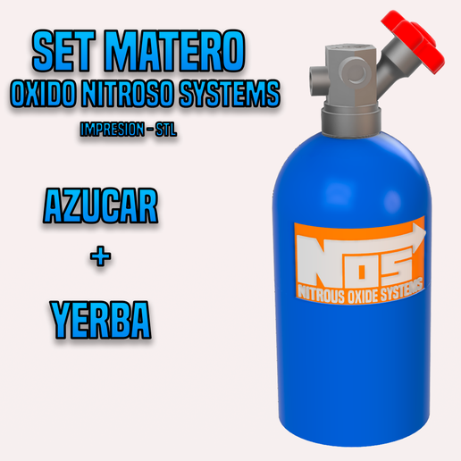 Matero NOS Set - Nitrous Oxide Systems 3D model