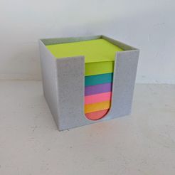 notes.jpg 3MF file Sticky Note Post-It Note Holder・3D printing model to download