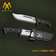 Cults-3D.png Halo Spartan ODST Combat Knife With Scabbard