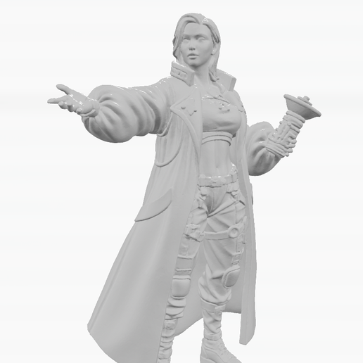 🕵️‍♀️ CodeBlade Unique Character Sable・ STL File for 3D printing・Cults