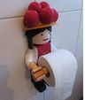 maid_gutach_B0.jpg TOILET PAPER HOLDER, black forest girl with a bolla hat