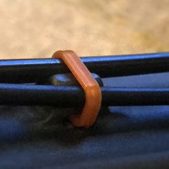 EVIL_Wreckoning_Cable_Holder_Zoom.jpg Free OBJ file EVIL Wreckoning Frame Double Cable Holder Clip・Template to download and 3D print