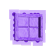 Window1_supp.stl Fantasy Set - Doors and Windows Free 3D print model