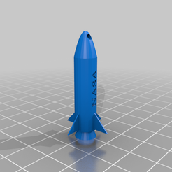 f5b2d7ed-13bd-4b8d-a85c-7061368a5487.png Fichier 3D gratuit Porte-clés simple pour fusée - NASA・Objet à télécharger et à imprimer en 3D
