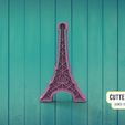 eiffel.jpg Eiffel Tower Cookie cutter
