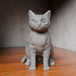 cat_3d_print_model_2.png Sitting Cat