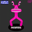 11111.png PINK FROM RAINBOW FRIENDS ROBLOX GOOEY | 3D FAN ART