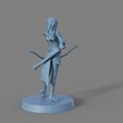 elf-4.jpg Figurine de Ranger elfe féminin pour les jeux de rôle sur table